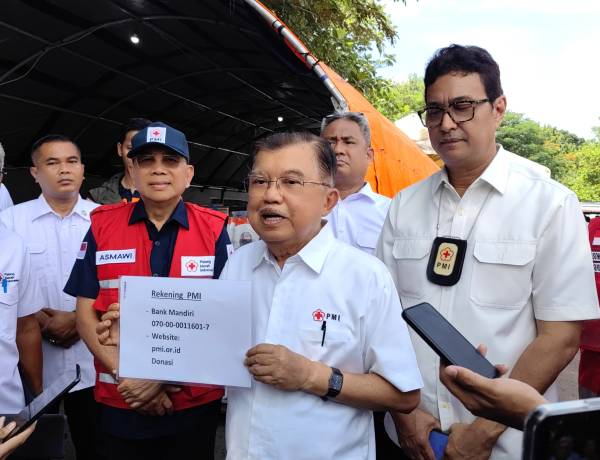 JK: PMI Siapkan Operasi Kemanusiaan Setahun untuk Pemulihan Korban Banjir di Sumatera