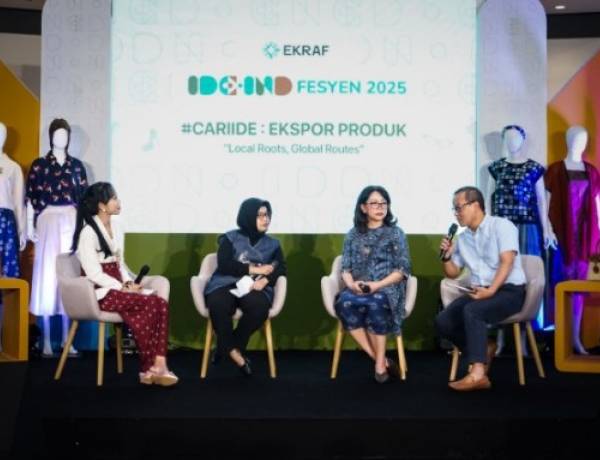 Kemenekraf Perkuat Brand Lokal Menuju Pasar Ekspor, di Hari Kedua Ide.Ind Fesyen 2025