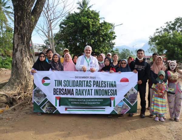 Delegasi Palestina Kunjungi Korban Bencana di Sumatra dan Aceh