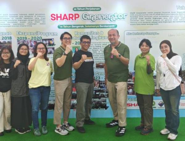 10 Tahun Sharp Greenerator Gerakkan Generasi Peduli Bumi