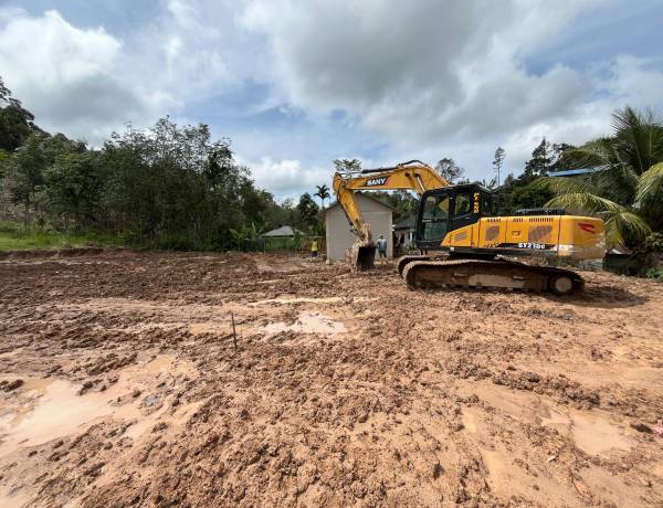 BNPB Mulai Bangun Huntara di Tapanuli Utara