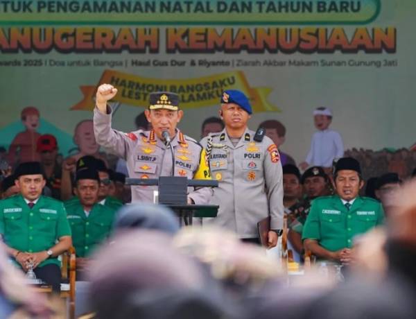 Kapolri Jenderal Listyo Sigit Prabowo: Apel Kebangsaan Banser Momentum Komitmen Persatuan