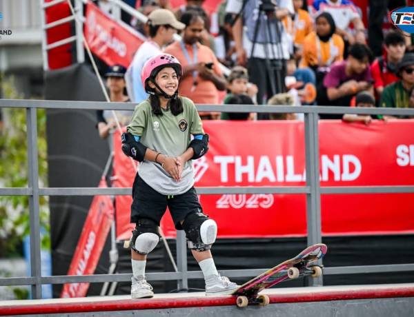 Dari SEA Games 2025 Thailand, Mikhayla Shanum Jadi Atlet Muda Masa Depan Skateboard Indonesia