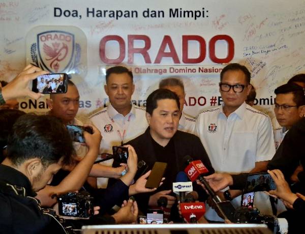 Menpora  Erick Thohir Dorong Domino Naik Kelas hingga  ke Industri Olahraga Nasional