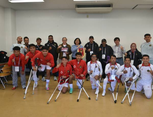 WNI Dukung Timnas Sepak Bola Amputasi Indonesia dalam International Challenge Cup 2026 di Tokyo