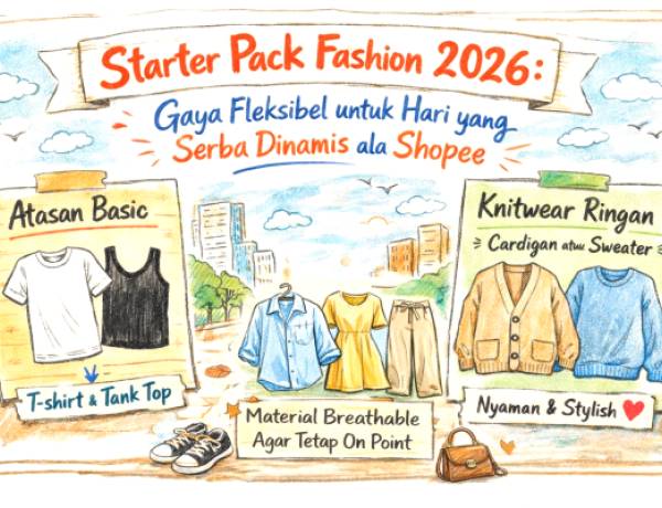 Starter Pack Fashion 2026: Gaya Fleksibel untuk Hari yang Serba Dinamis