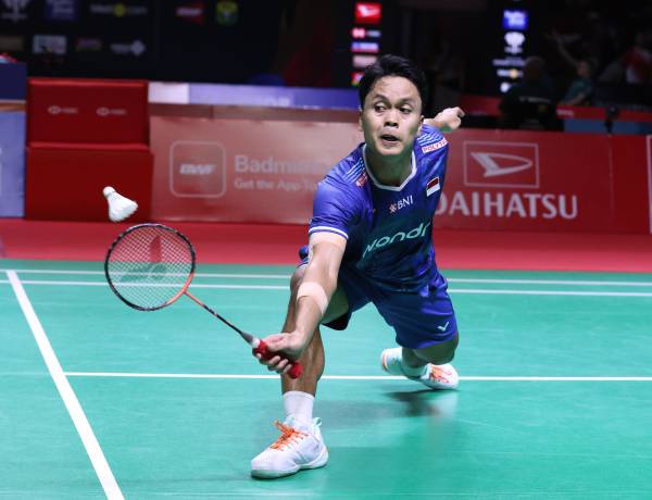 Anthony Ginting  ke Babak Utama  Daihatsu Indonesia Masters 2026 