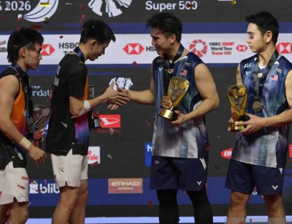 Gondol Tiga Gelar, Bulu tangkis Malaysia Dominasi Indonesia Masters 2026