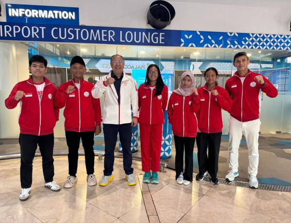 Menuju Panggung Asia, PP Pesti Lepas Lima Atlet Junior Soft Tennis ke India