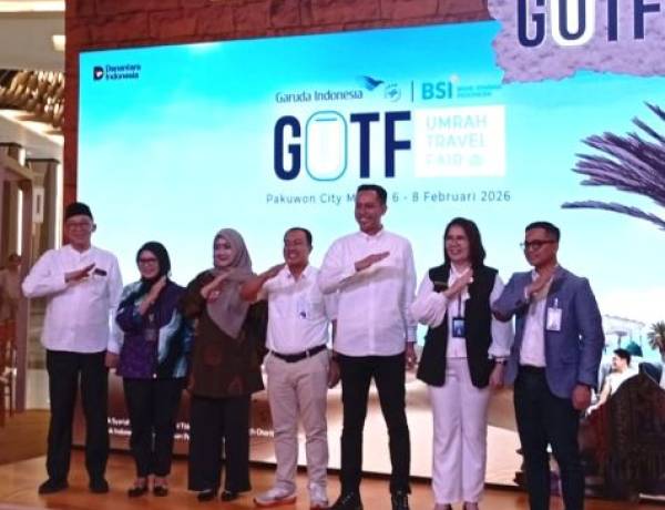 Garuda Indonesia Umrah Travel Fair 2026 di Surabaya Targetkan Transaksi Hingga Rp.520 Miliar
