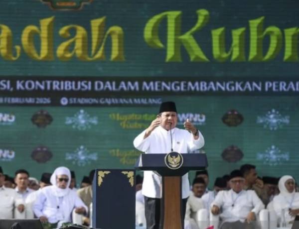 Presiden Prabowo di Hadapan Ulama dan Nahdliyin Komitmen Turunkan Biaya Haji