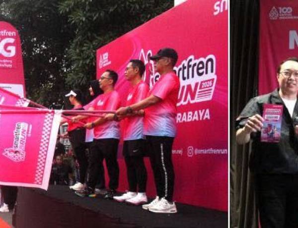 SMARTFREN Hadirkan Layanan 5G di Surabaya, Adakan Fun Run di Kota Lama