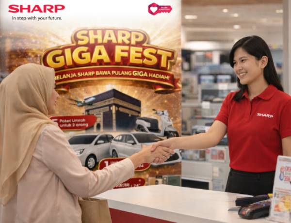 Sharp Lovers Day GIGA Fest 2026 Hadirkan 56 Hadiah Spektakuler, Rayakan 56 Tahun di Indonesia