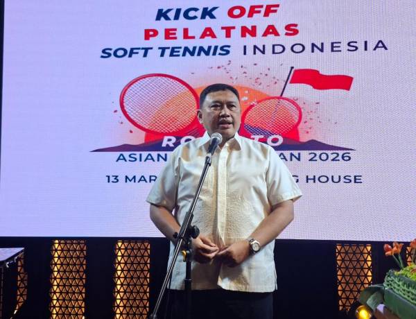 Awal Chairuddin Pimpin Kick Off Pelatnas Soft Tennis, Indonesia Bidik Prestasi di Asian Games 2026