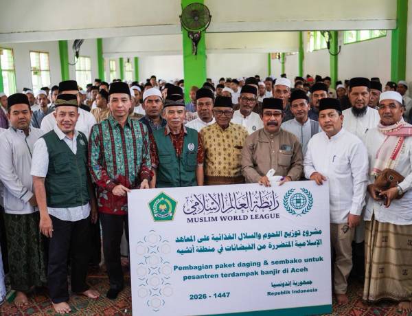 Ketua MPR RI: Sambut Idul Fitri, 1 Juta Riyal Saudi dari Liga Muslim untuk Masyarakat Aceh