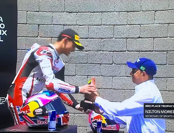 Veda Ega Posisi Ketiga Klasemen Usai Podium GP Brasil