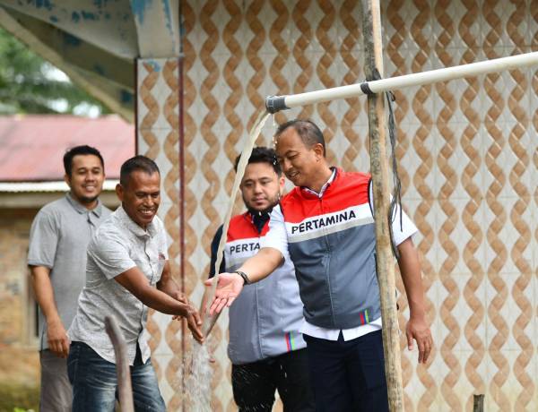 Pertamina Hadirkan Air Bersih untuk Masyarakat  di Wilayah Terluar