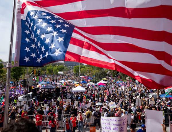 Protes Gaya Otoriter Trump, Warga AS Demo Besar-besaran  "No Kings" dari New York hingga Washinton