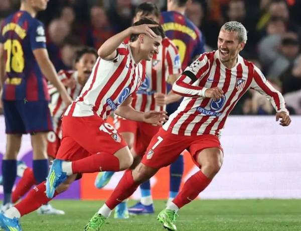 Leg 1 Perempatfinal Liga Champions 2026: di Camp.Nou, Atletico Madrid Bungkam Barcelona 2-0