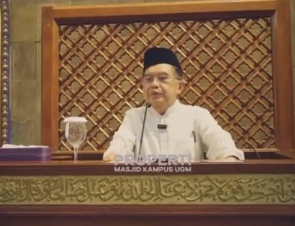 Ceramah Ramadhan  JK  di UGM Diplintir jadi Konten Menyesatkan