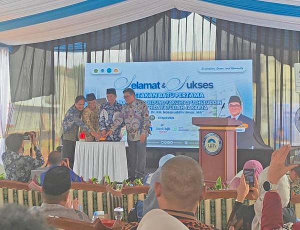Menteri Agama RI Resmikan Pembangunan Gedung Fakultas Ushuluddin UIN Jakarta