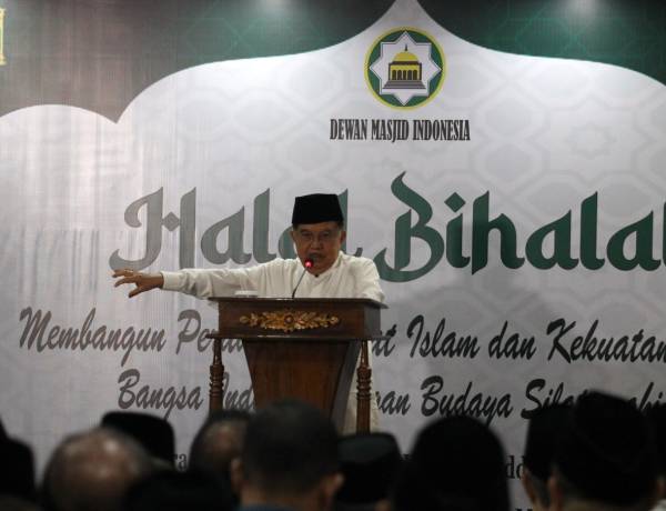 Halal Bihalal DMI, JK Tekankan Silaturahim sebagai Energi Peradaban