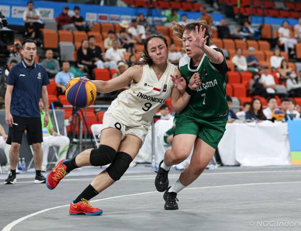 Timnas Basket 3x3 Putri Lolos Babak 16 Besar Asian Beach Games Sanya 2026 