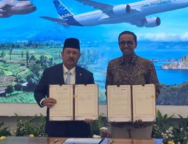 RI dan Airbus Tanda Tangani Kesepakatan