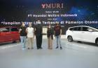 Hyundai Raih Rekor MURI  'Tampilan Layar LED Terbesar Pameran Otomotif' di Perhelatan GIIAS 2022