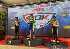Atlet Gokart Muda Indonesia, Qarrar Firhand, Naik Podium Perdananya di ROK Cup Italy 2025