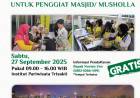 Institut Pariwisata Trisakti dan Dewan Masjid Indonesia Gelar Pelatihan Kuliner Gratis untuk Penggiat Masjid dan Musholla